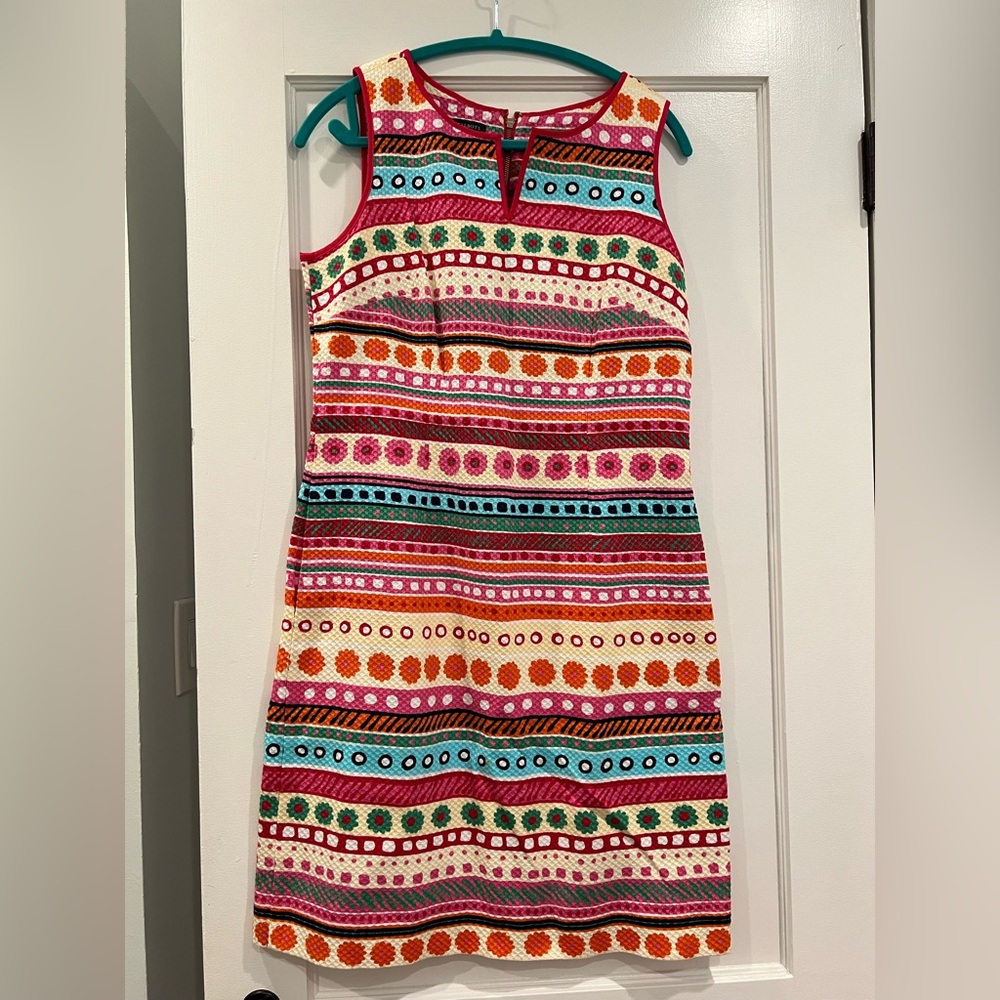 Talbots Multicolor Striped Dress - Picture 3 of 7